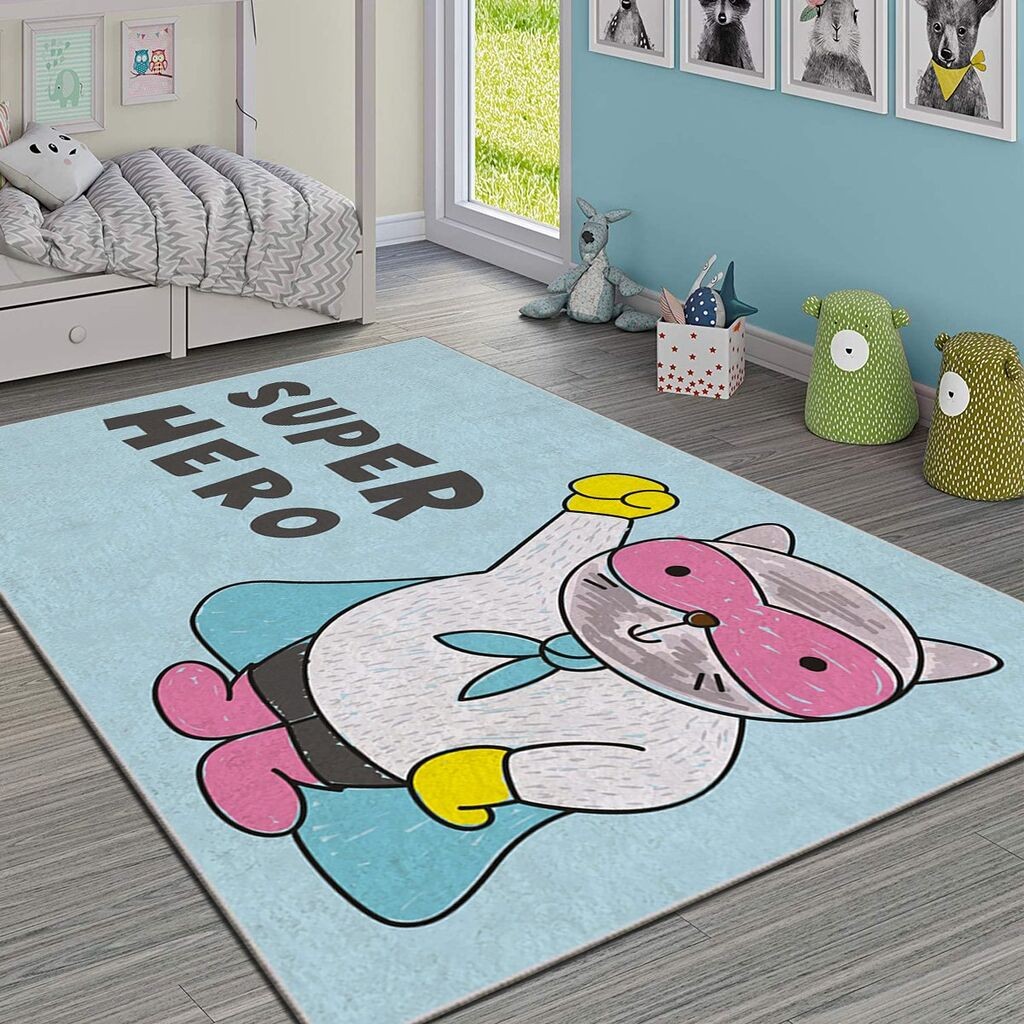 Conceptum Hypnose тепих Hmi Kdc-26, правоаголен, 100x140 cm, светло сина