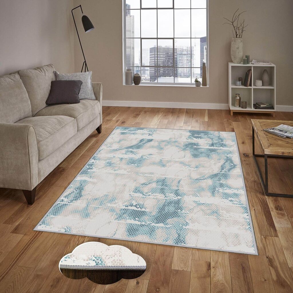 Conceptum Hypnose тепих Eexfab1203, правоаголен, 80x120 cm, светло сина