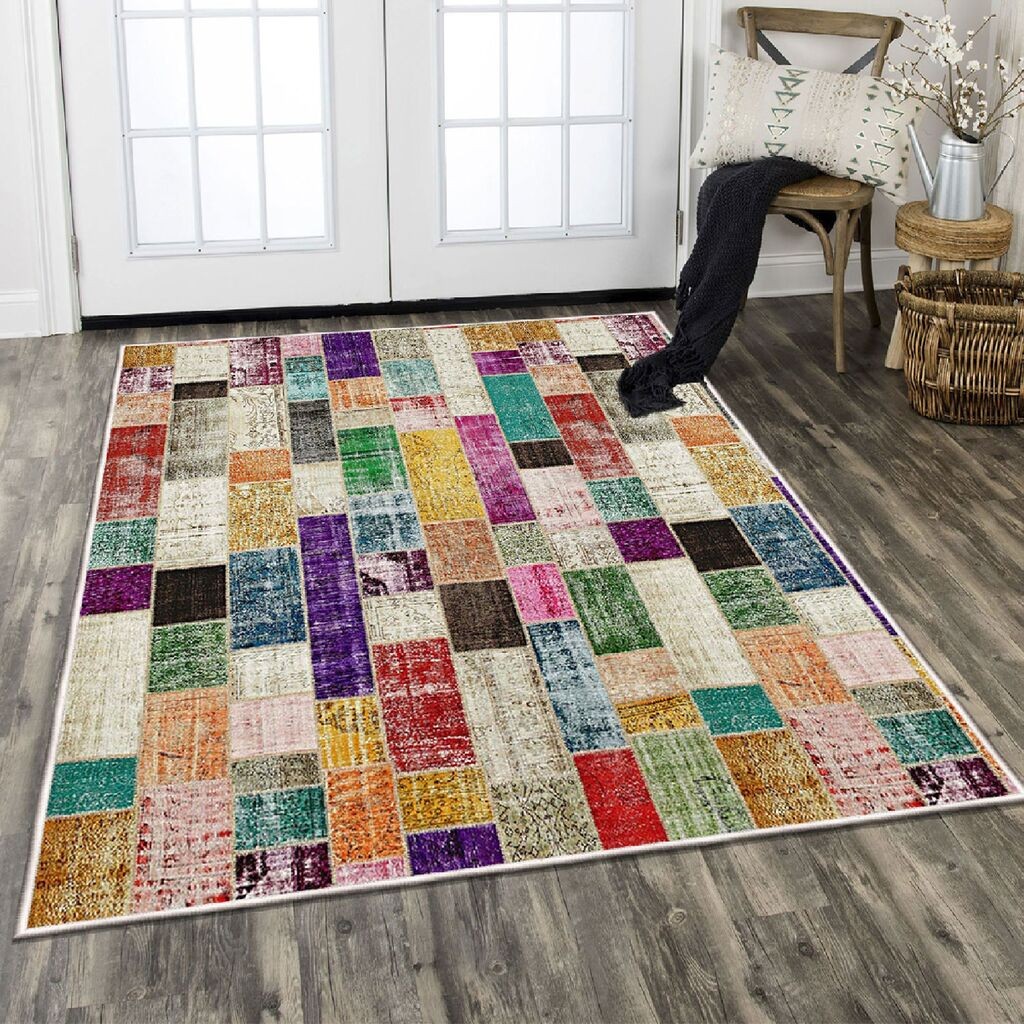 Conceptum Hypnose Carpet Els1879, правоаголен, 80x150 cm, Шарена