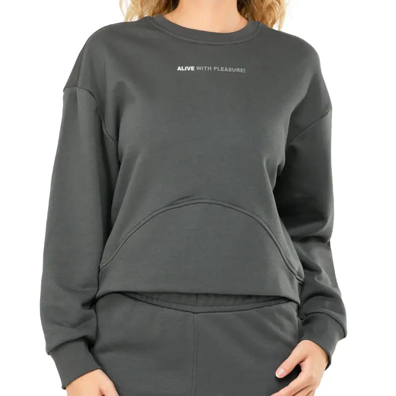 Женски дуксер „Истбуд Лак“, сив