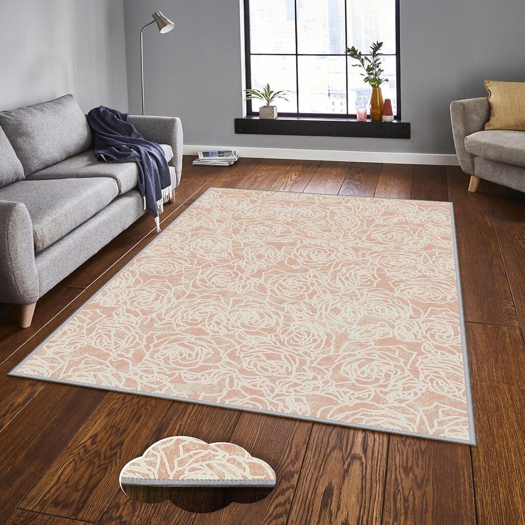 Conceptum Hypnose тепих Eexfab1136, правоаголен, 80x200 cm, крем-розов