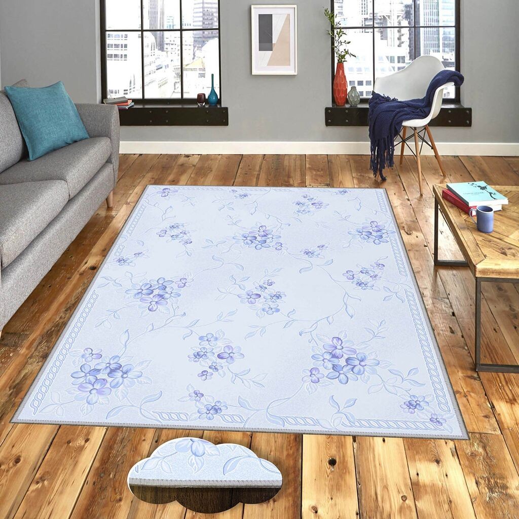 Conceptum Hypnose тепих Eexfab895-1, правоаголен, 80x120 cm, светло сина