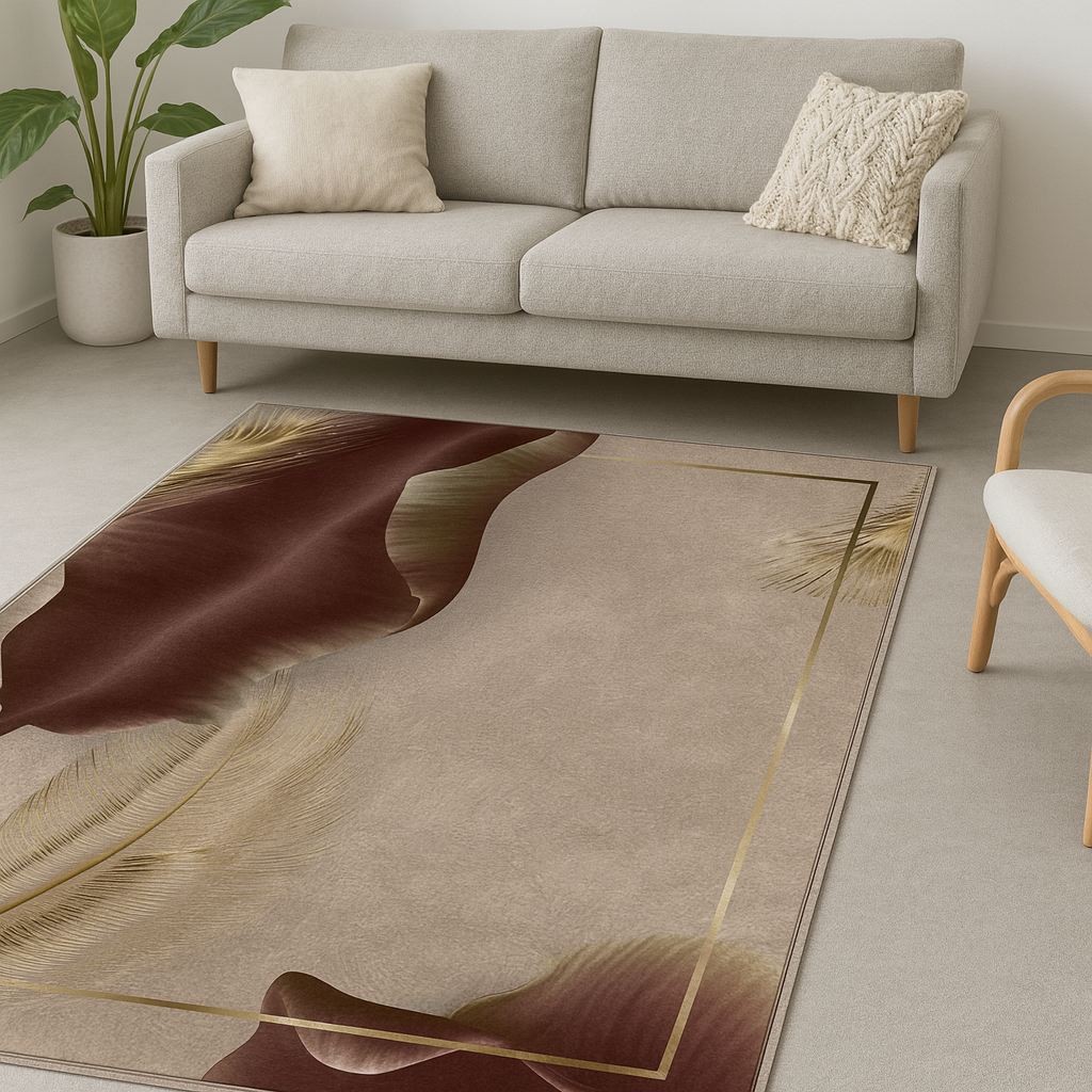 Conceptum Hypnose тепих HM-CRP25-29, правоаголен, 160x230 cm, крем-кафеава