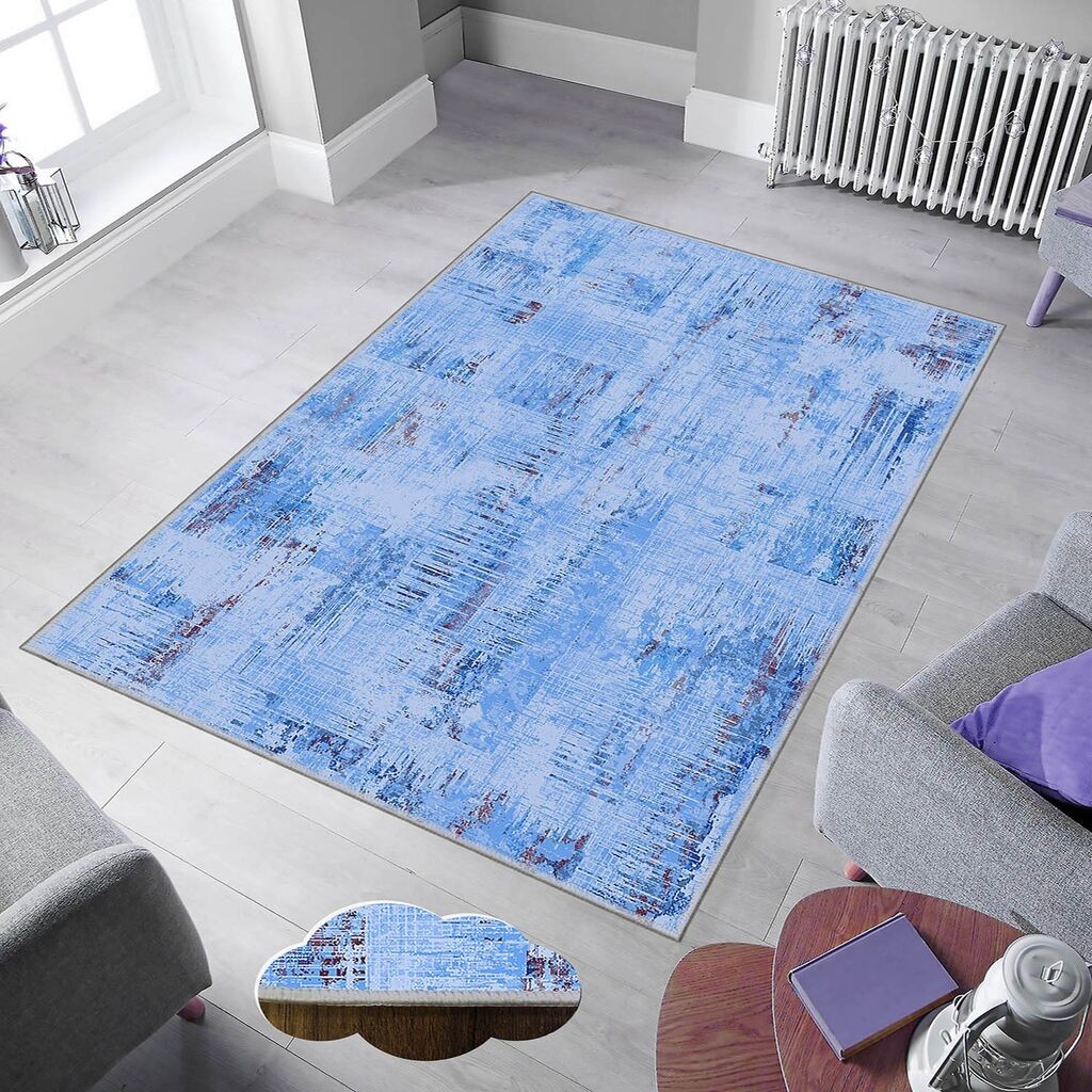 Conceptum Hypnose тепих Eexfab945-1, правоаголен, 80x120 cm, светло сина