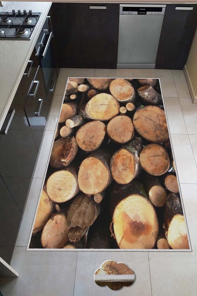 Conceptum Hypnose тепих Hmnt550, правоаголен, 80x300 cm, кафеав