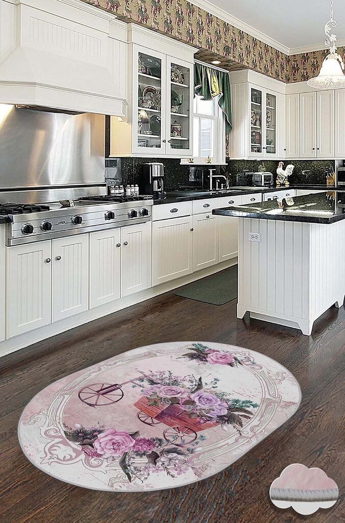 Conceptum Hypnose тепих Hmnt908, Овален, 80x50 cm, Шарена