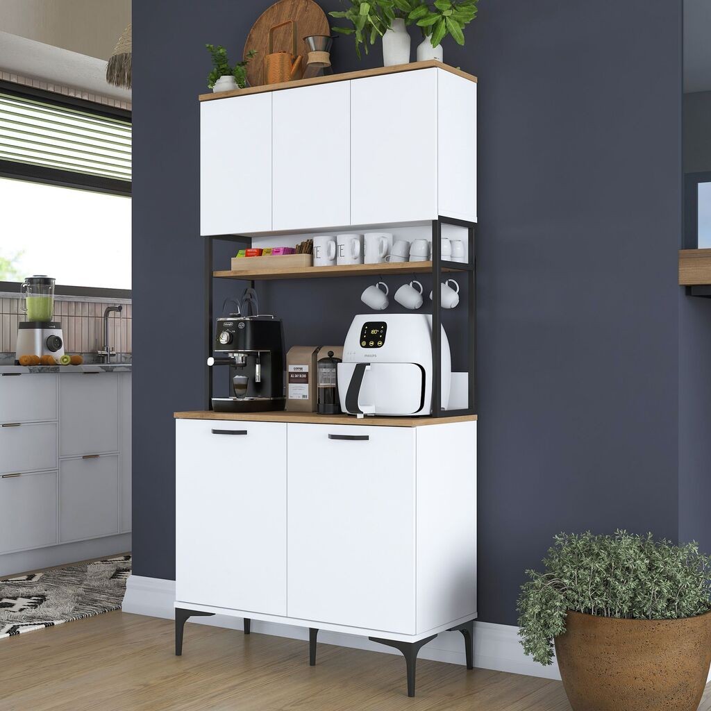 Hanah Home повеќенаменски гардеробер JE193-3799, 90,2x184,2 см, бел