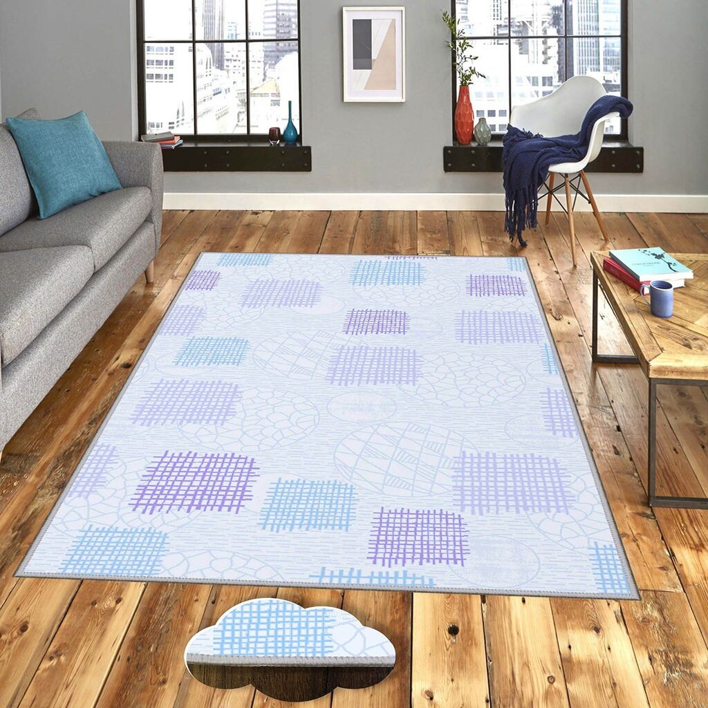 Conceptum Hypnose тепих Eexfab972-1, правоаголен, 80x150 cm, светло сина