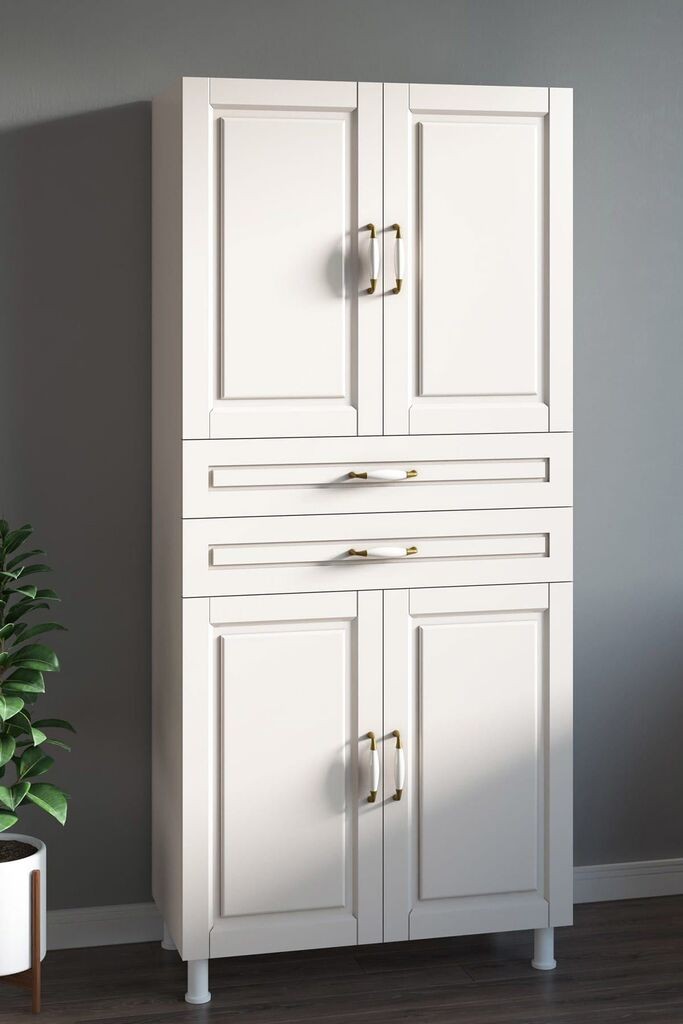 Hanah Home повеќенаменски гардеробер Rb-057, 70x180 см, бел