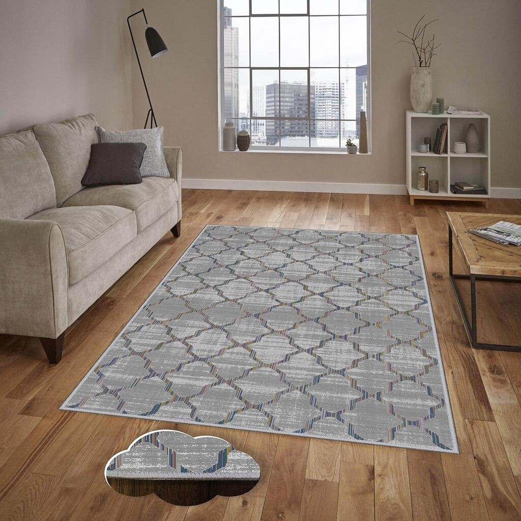 Conceptum Hypnose тепих Eexfab1195, правоаголен, 80x120 cm, сив