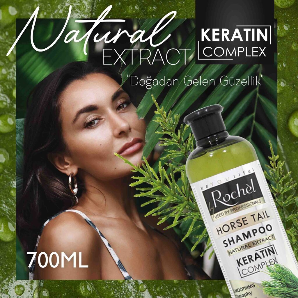 Rochel Horse Tail Shampoo 700ml - Природен Кератински Екстракт