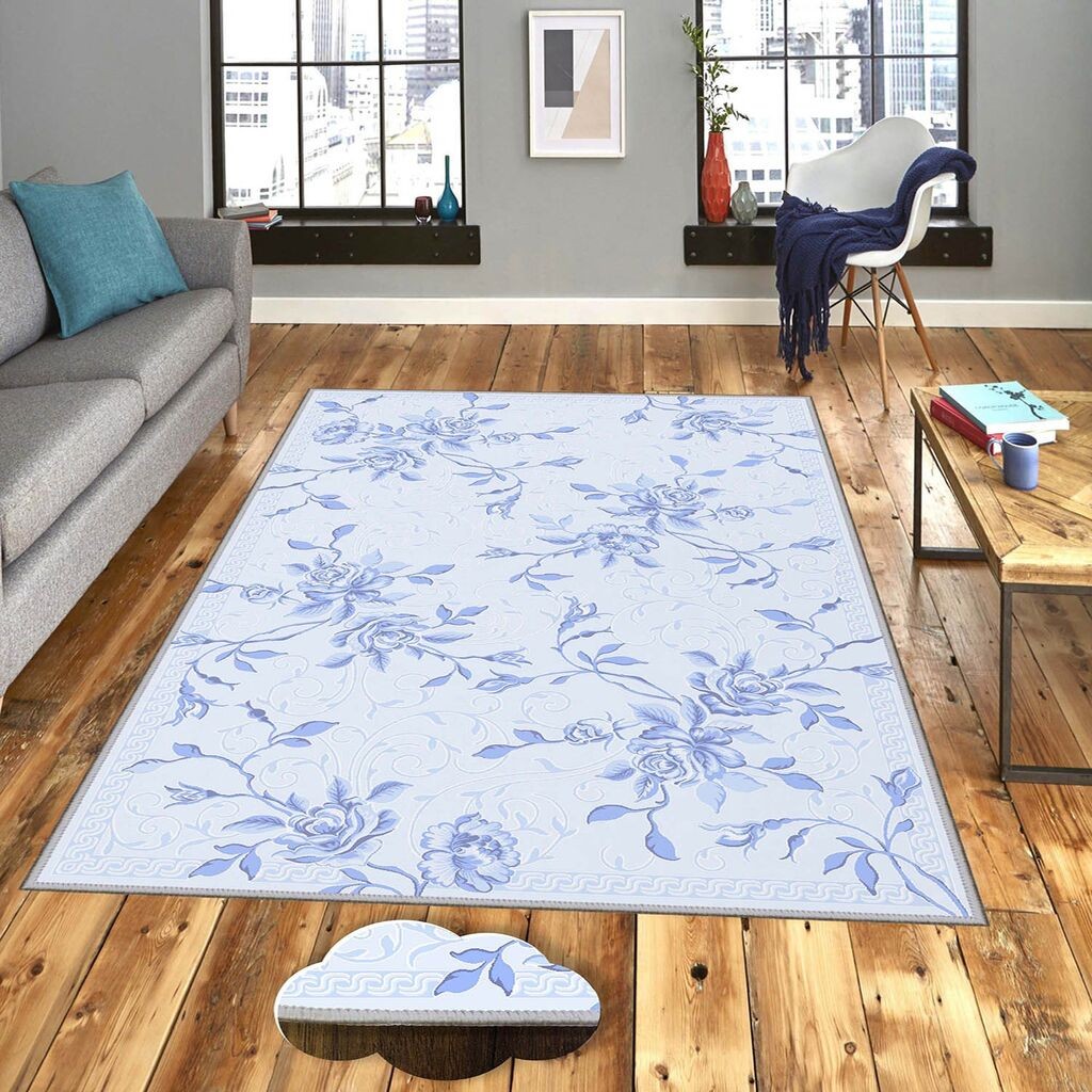 Conceptum Hypnose тепих Eexfab907-1, правоаголен, 80x120 cm, светло сина