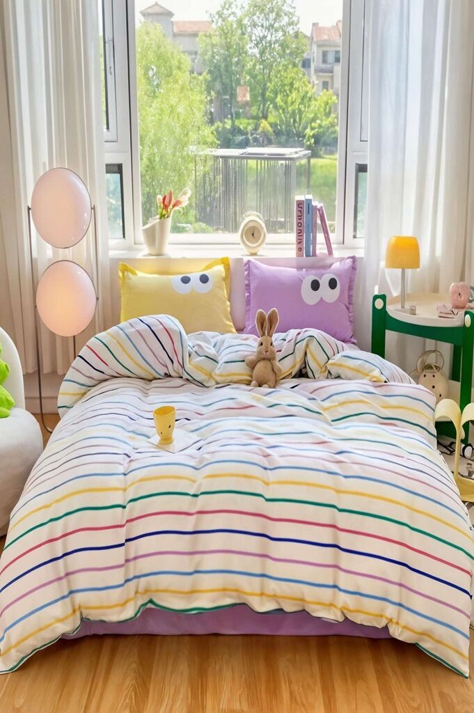 Комплет постелнина L'essentiel Maison Смешен, 160x220 см, Шарена