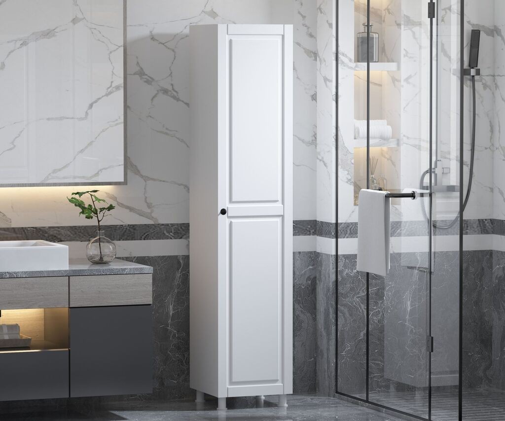 Hanah Home повеќенаменски шкаф Rb-055, 35x180 см, бел