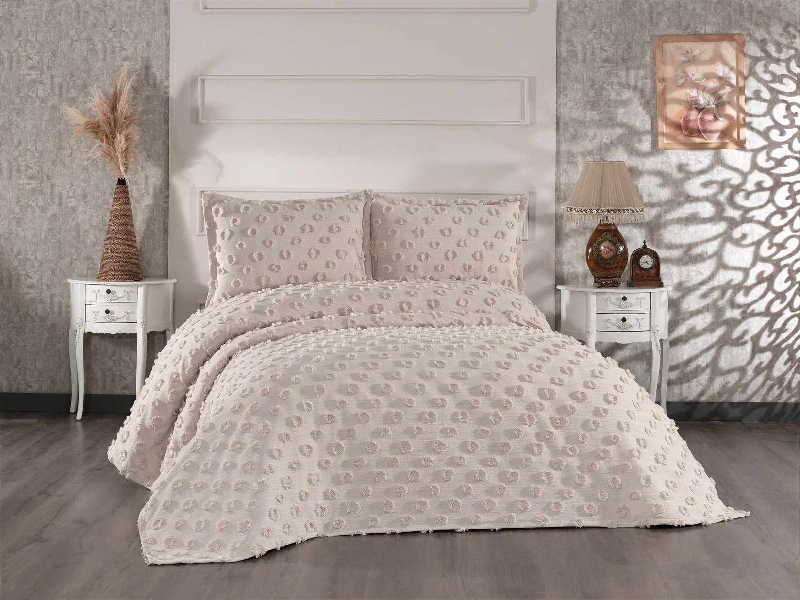 Комплет постелнина L'essentiel Maison за француски кревет Капучино