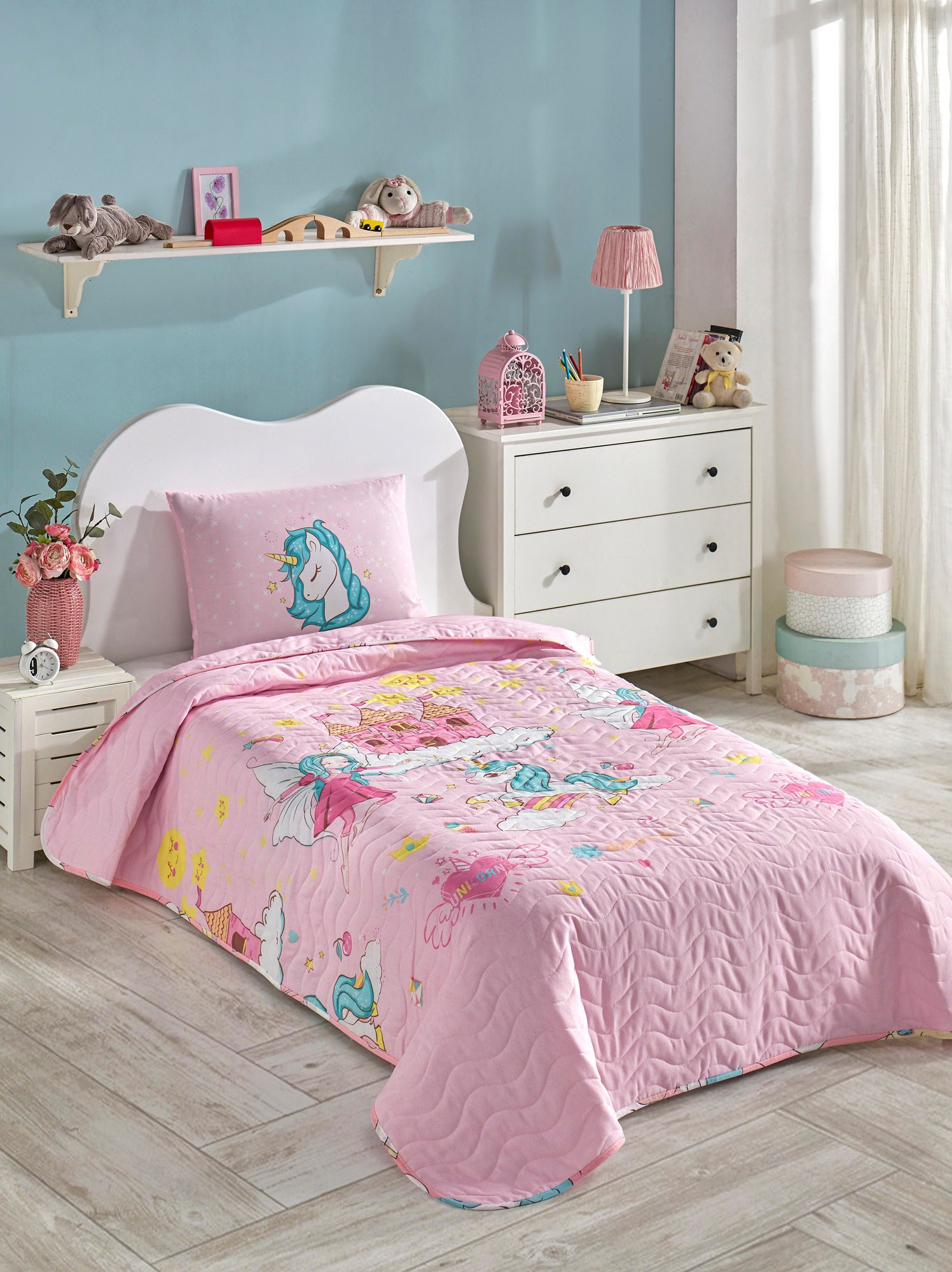 Комплет постелнина L'essentiel Maison за единечен кревет во боја