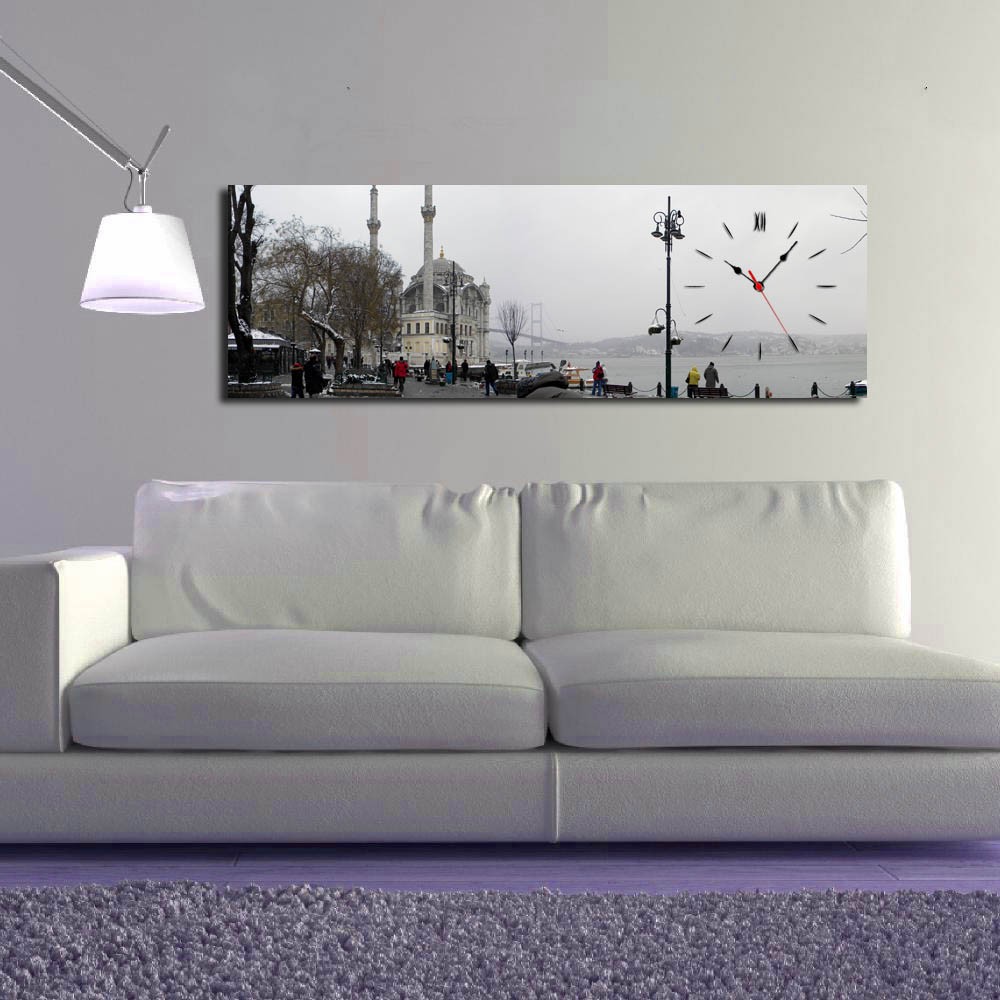 Wallity dzиден часовник 30x90cm во боја