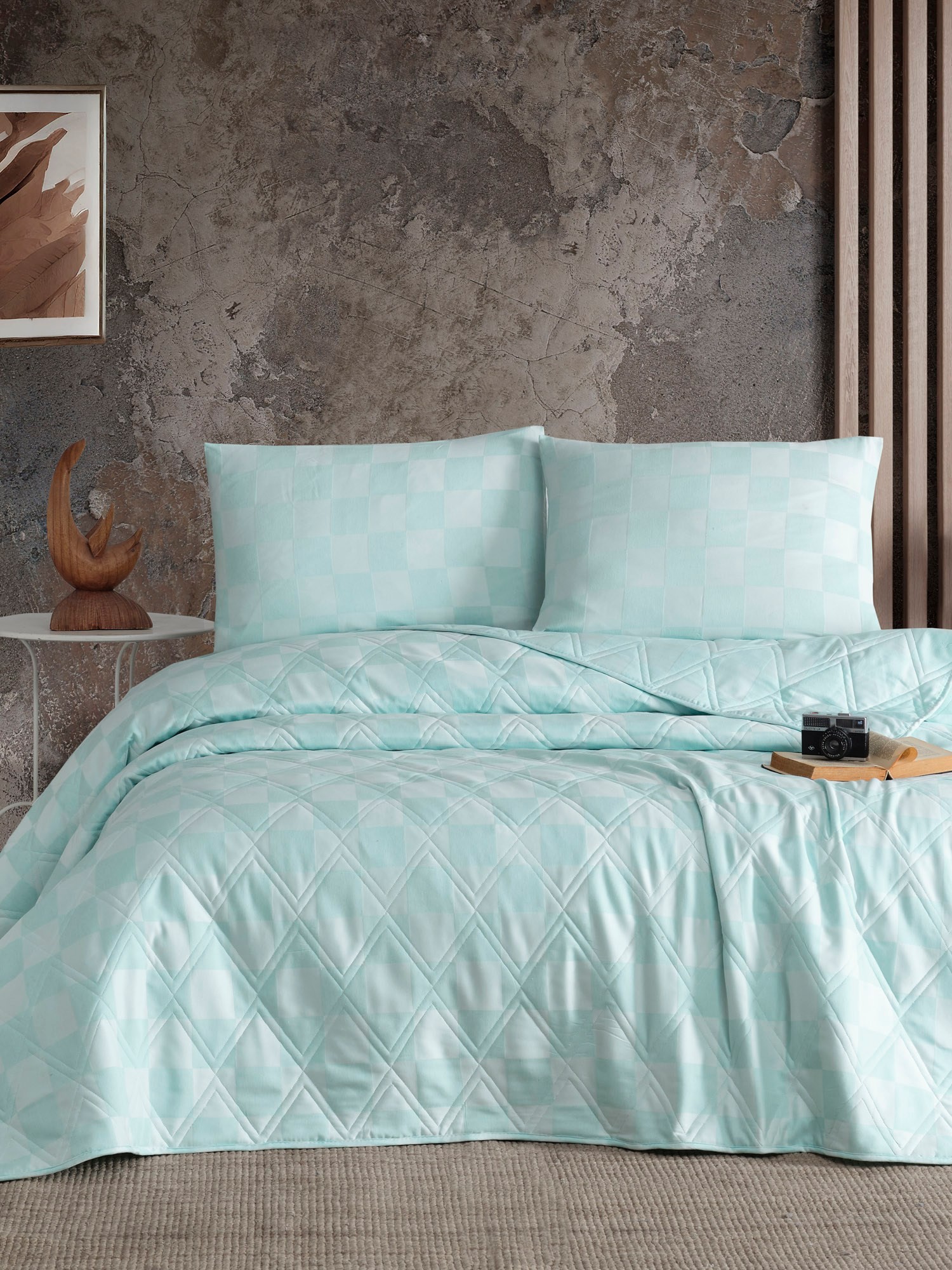 L'essentiel Maison Двојна покривка за кревет Mint