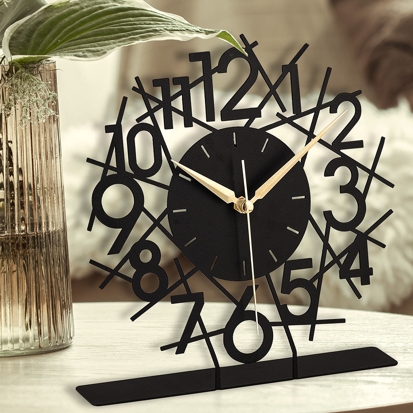 Часовник Aberto Design 25cm црн