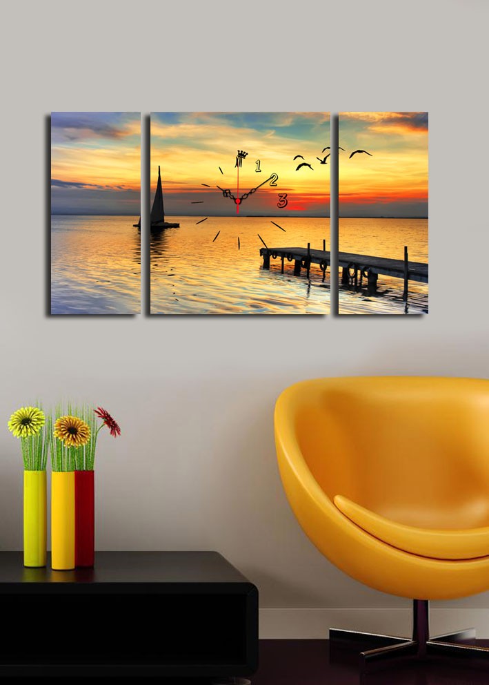 Wallity dzиден часовник во 3 дела во боја