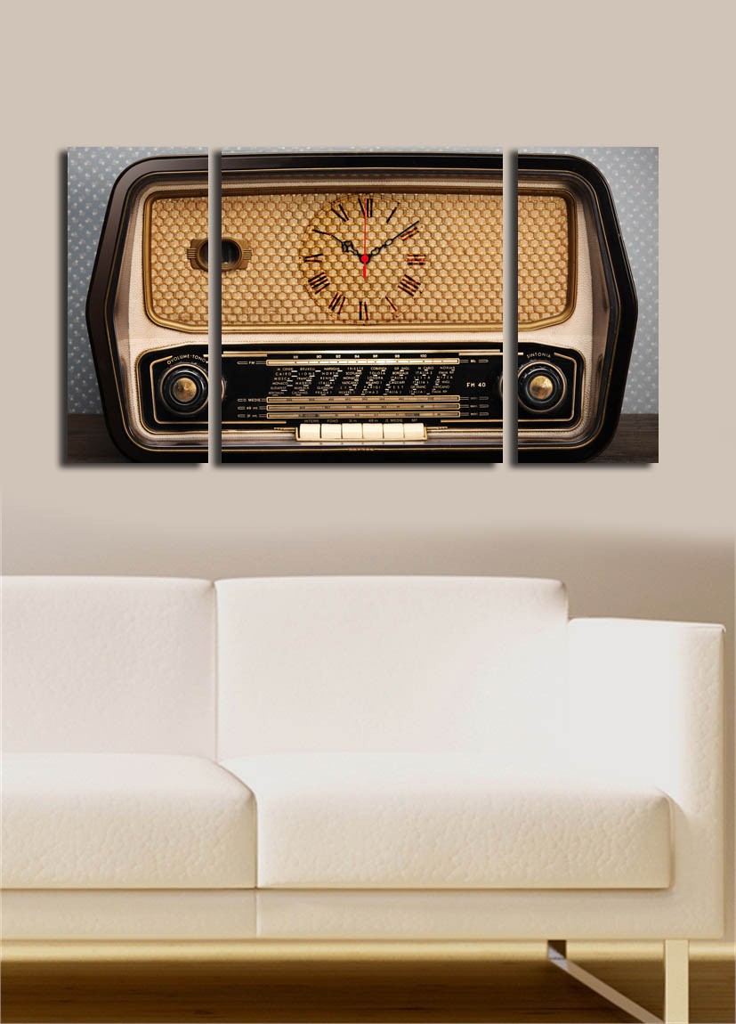 Wallity dzиден часовник во 3 дела во боја