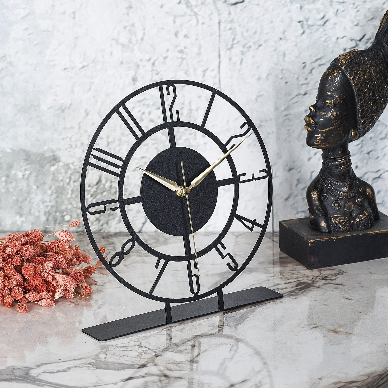 Часовник Aberto Design 25cm црн