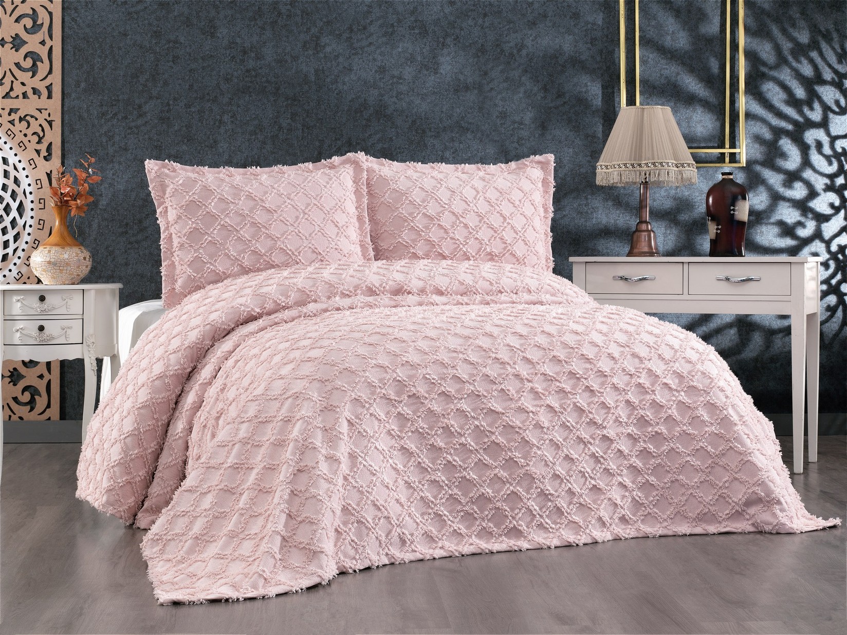 Комплет постелнина L'essentiel Maison за француски кревет, беж