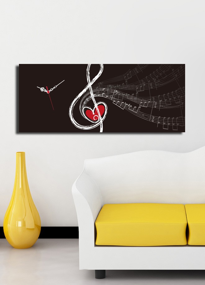 Wallity dzиден часовник 30x70cm во боја