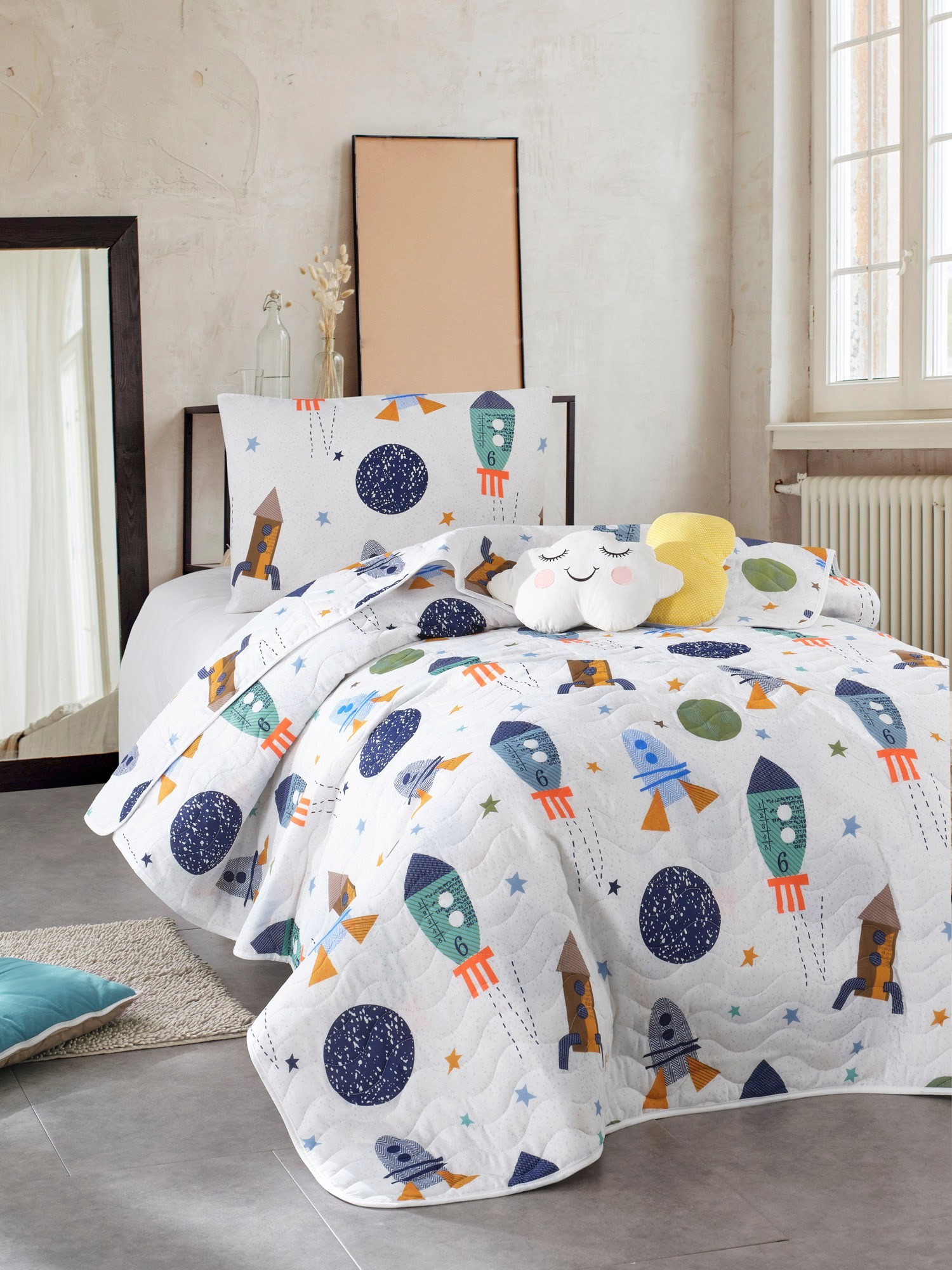 Комплет постелнина L'essentiel Maison за единечен кревет во боја