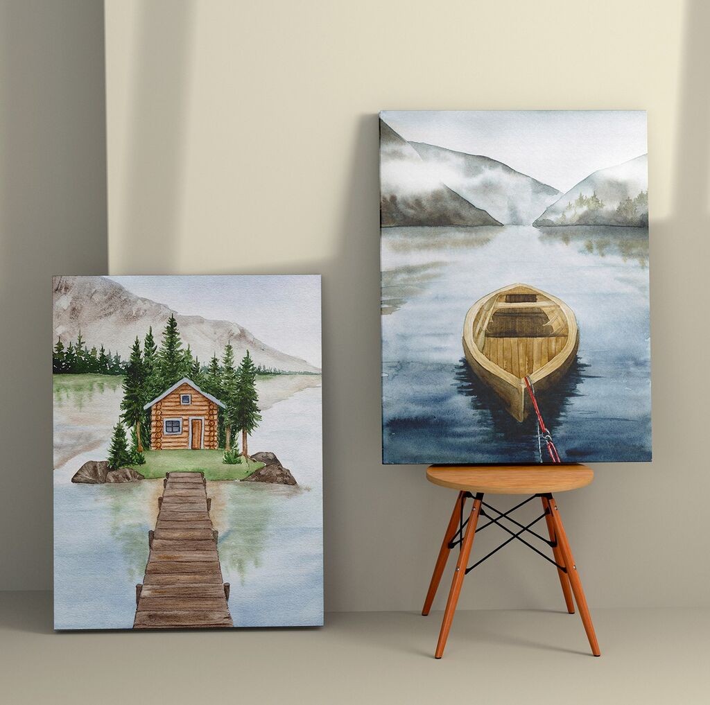 Wallity декорација за dzид 2KNV4233, 50 x 70 см, 2 парчиња