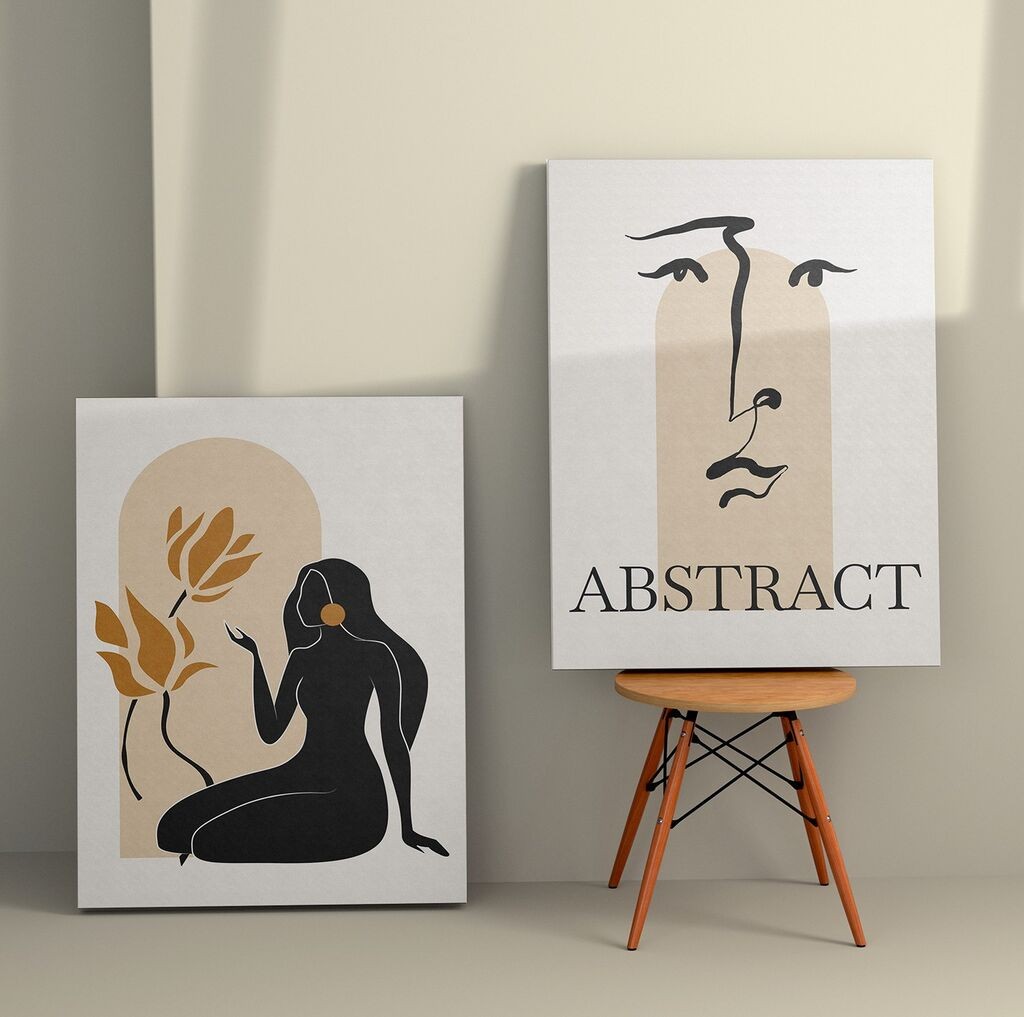 Wallity декорација за dzид 2KNV4361, 50 x 70 см, 2 парчиња