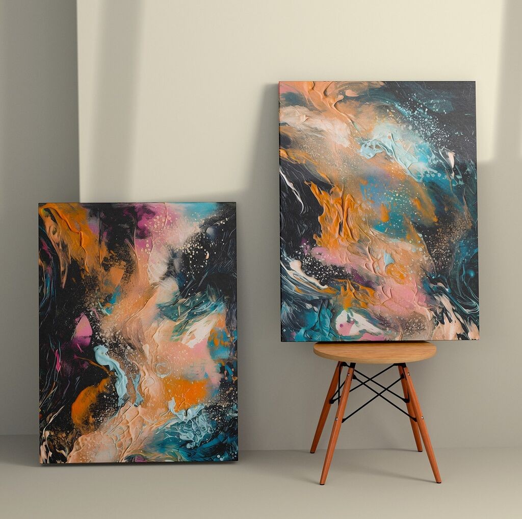 Wallity декорација за dzид 2KNV4388, 50 x 70 см, 2 парчиња