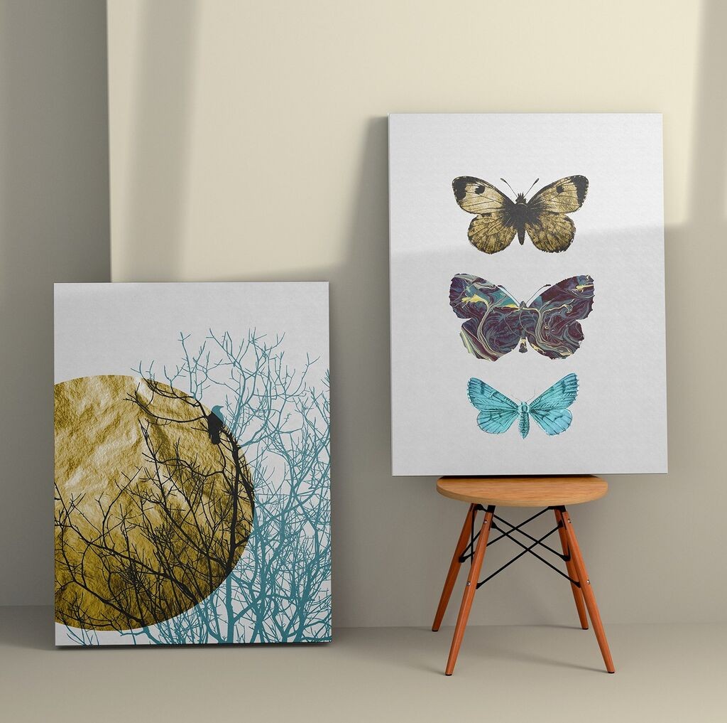 Wallity декорација за dzид 2KNV4298, 50 x 70 см, 2 парчиња