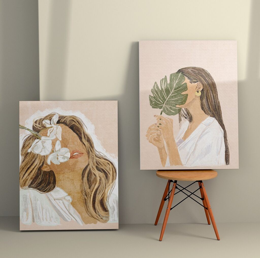 Wallity декорација за dzид 2KNV4266, 70 x 100 см, 2 парчиња