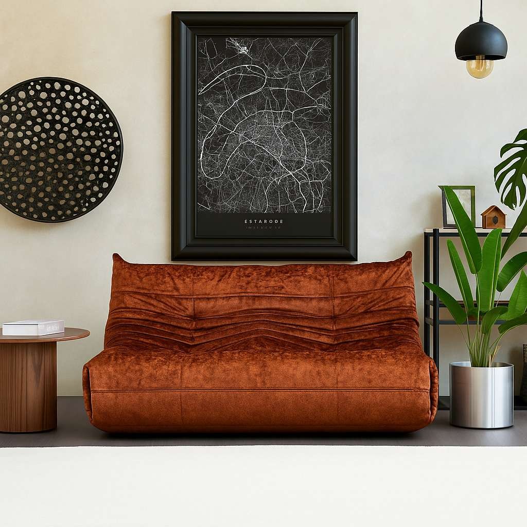 Atelier del Sofa Двосед Bocek, црвена