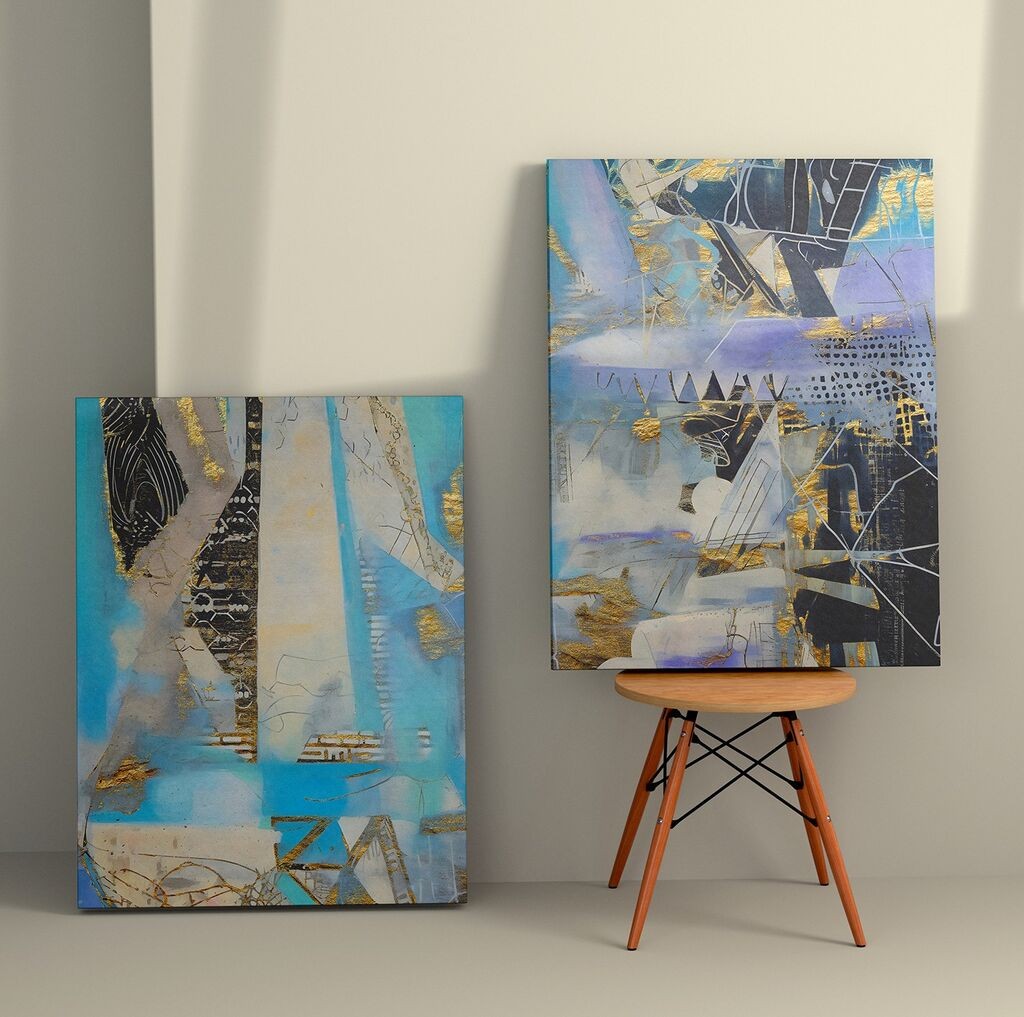 Wallity декорација за dzид 2KNV4379, 50 x 70 см, 2 парчиња