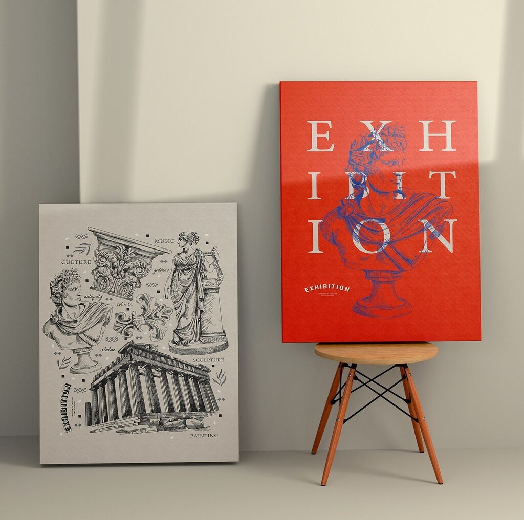 Wallity декорација за dzид 2KNV4309, 50 x 70 см, 2 парчиња