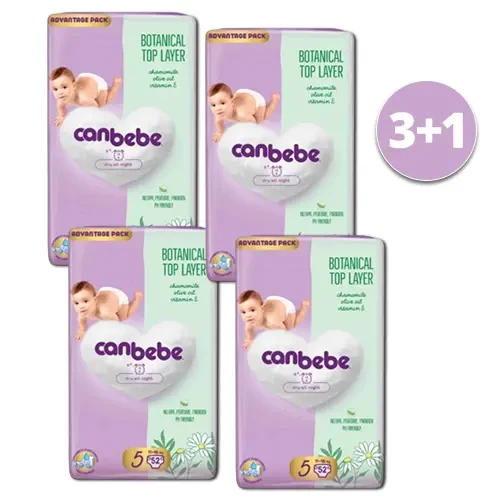 Canbebe 3+1 Пелени бр.5 / 52 / 11-16 kg