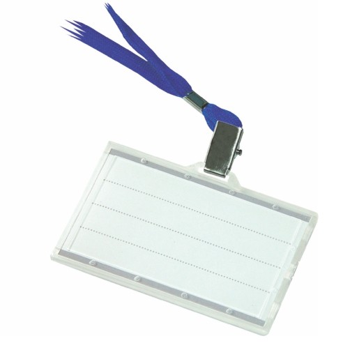 PBS Беџ, Со врвка, Легитимација, ПВЦ, 92х58мм, 8347001PL-10, Сина