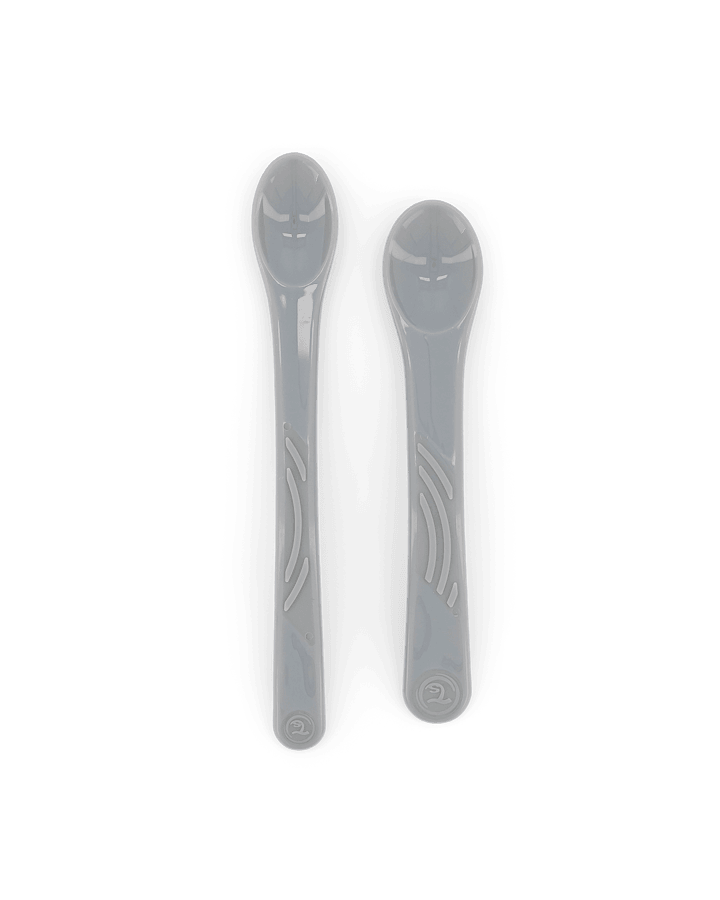 TWISTSHAKE Сет лажички за хранење x 2 4+ сиви 78194