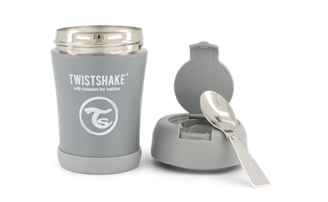 TWISTSHAKE Изолиран сад за чување храна 350ml сив 78751