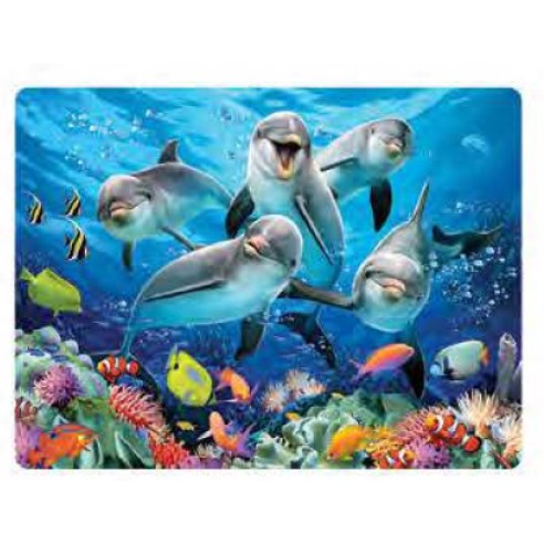 PRIME 3D Разгледница, Делфини, 3D, Prime 3D, 6 70889 18742 2, 16*12*0цм