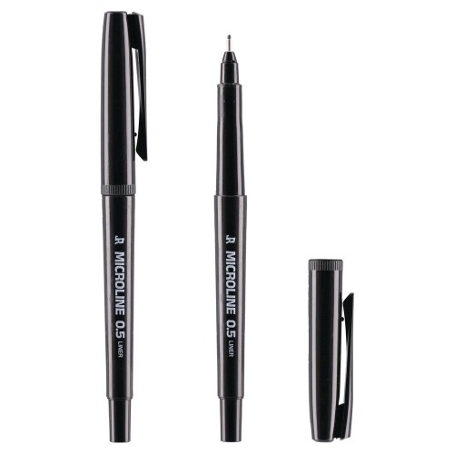 STATOVAC Фломастер, Фајнлајнер, 0,5мм, 130382, Црна