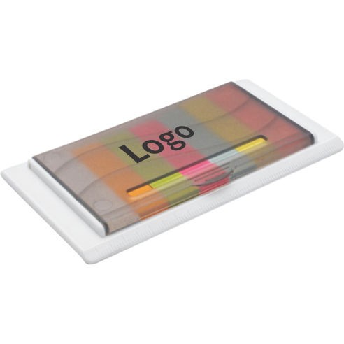 MIDOCEAN BRANDS Мемо индекс, Midocean Brands, MO7182-27, во пвц етуи, 7 бои