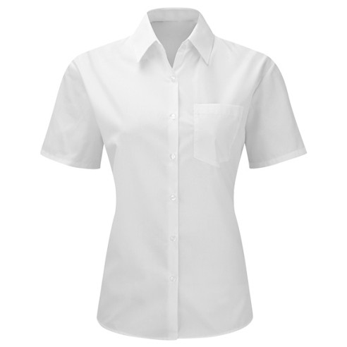 PUBLIK Кошула Женска 55.004.90-Xl На Кратки Ракави Business Ssl Women Бела