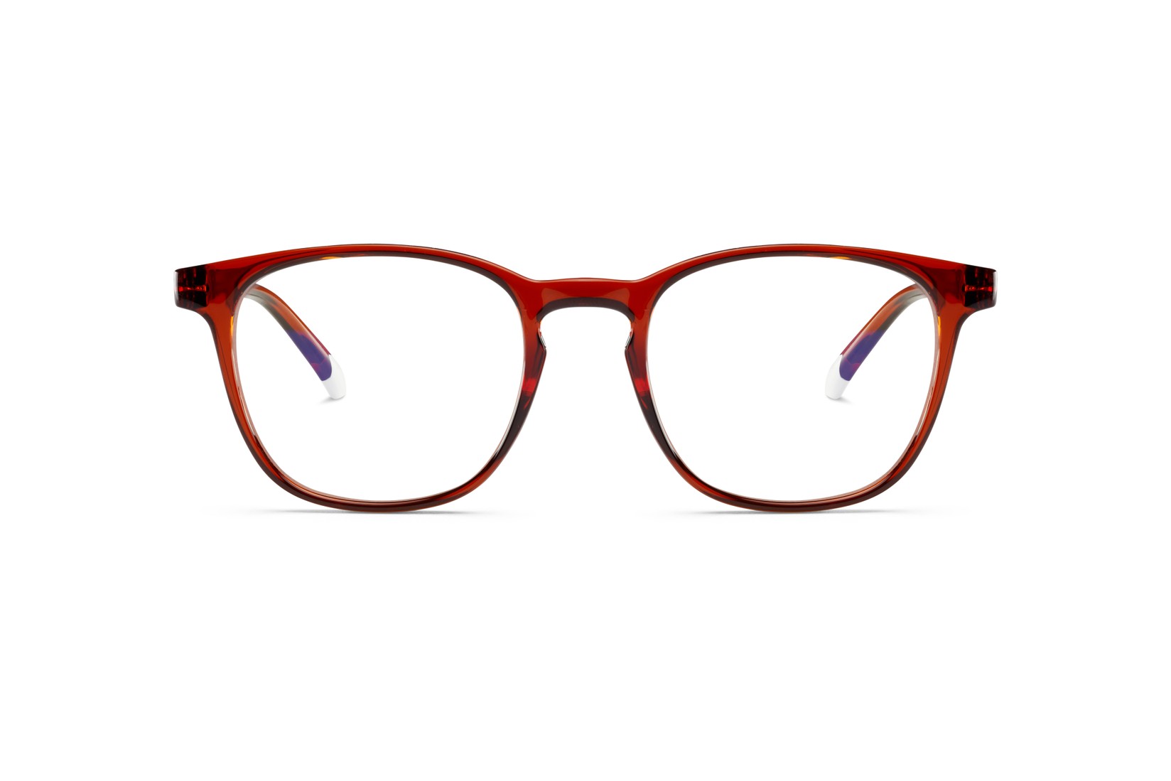 BARNER Очила со заштита од сина-виолетова светлина Dalston Glossy Intense Rust.