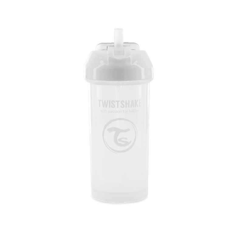 TWISTSHAKE Чашка со сламка 6+ 360мл бела 78592