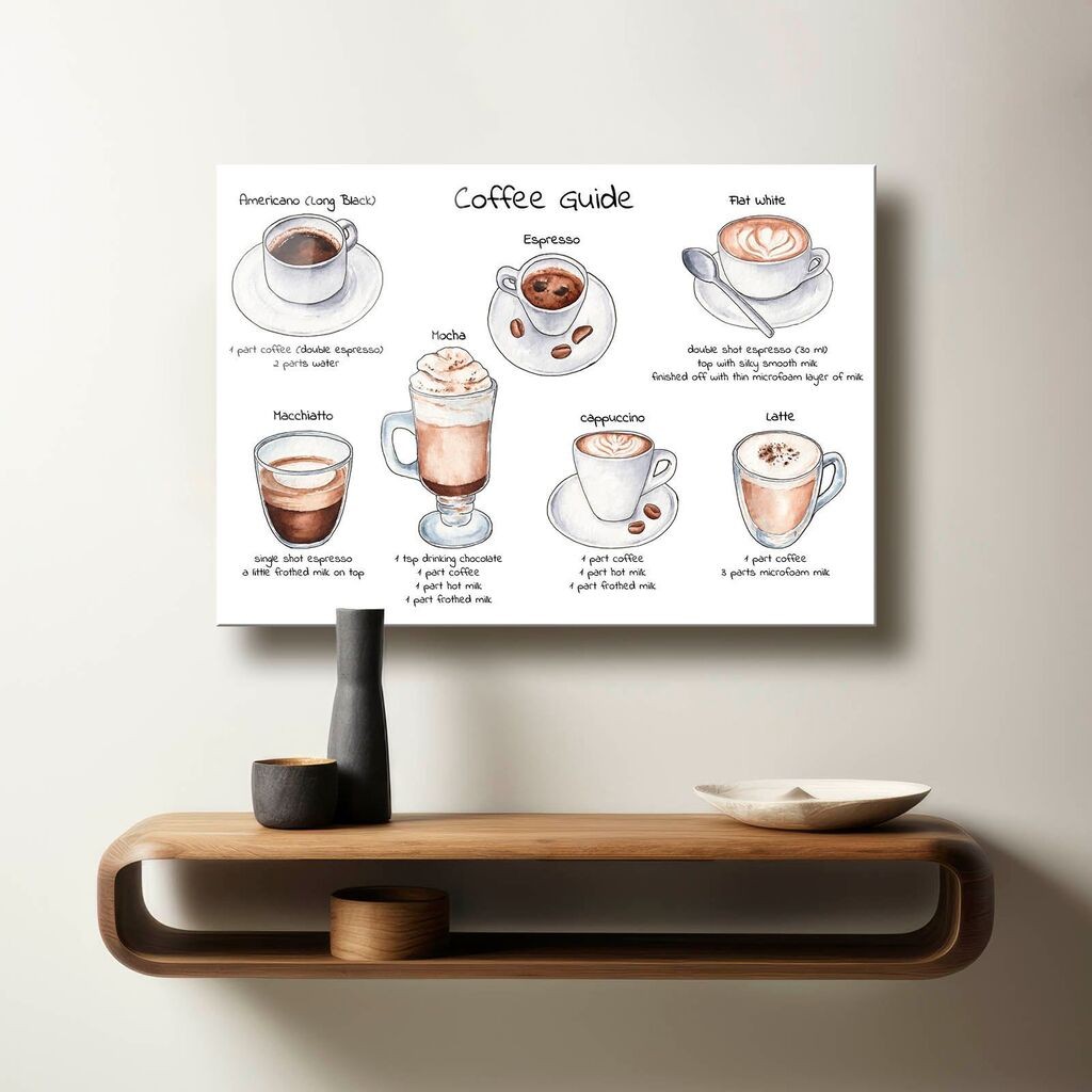 Wallxpert Декоративна слика на калено стакло Camtbl-054, 50 x 70 см, Шарена