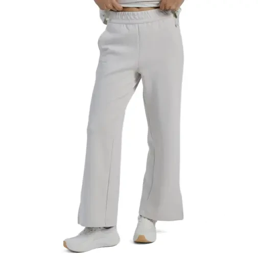 Женски тренерки, плетени долни панталони „Анта“, бели