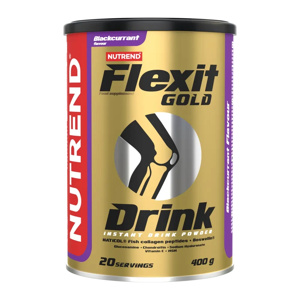 Nutrend FLEXIT GOLD DRINK 400gr Колаген Peptides- Black Currant